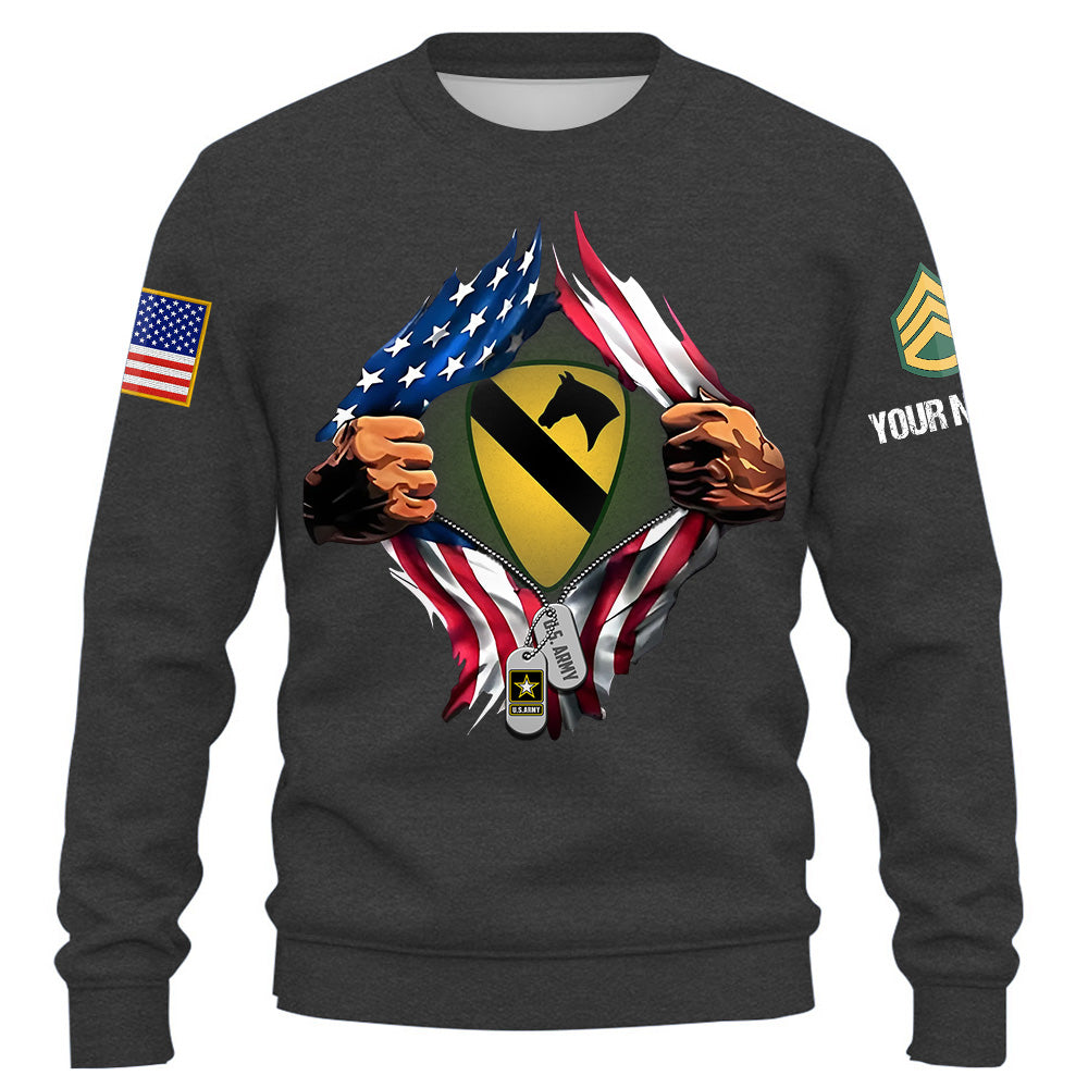 Personalized Shirt Military Rank Unique Custom Gifts Celebrating Service And Sacrifice For Veterans K1702 Trhn