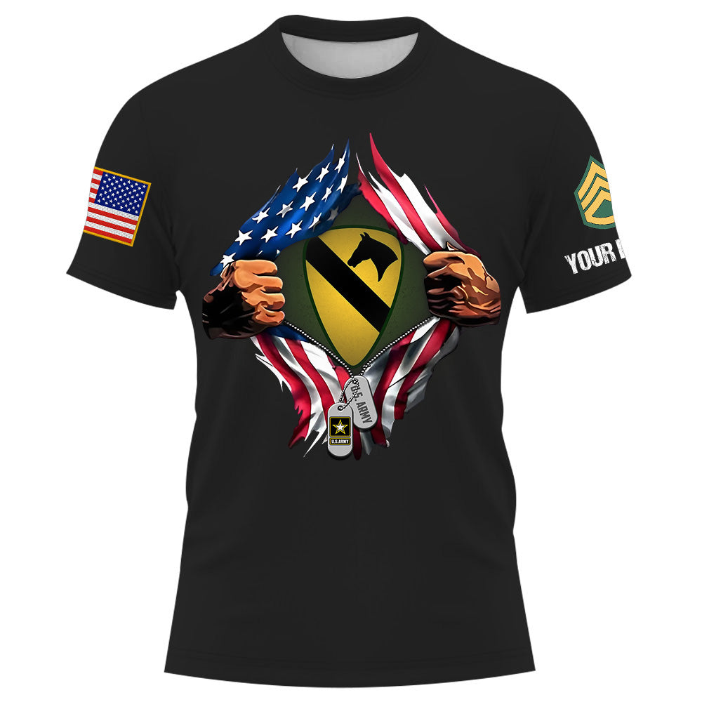 Personalized Shirt Military Rank Unique Custom Gifts Celebrating Service And Sacrifice For Veterans K1702 Trhn