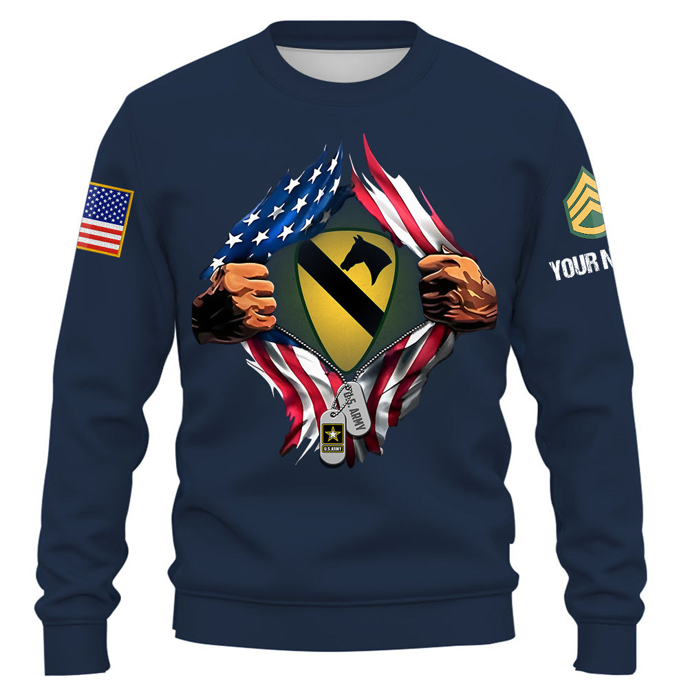Personalized Shirt Military Rank Unique Custom Gifts Celebrating Service And Sacrifice For Veterans K1702 Trhn