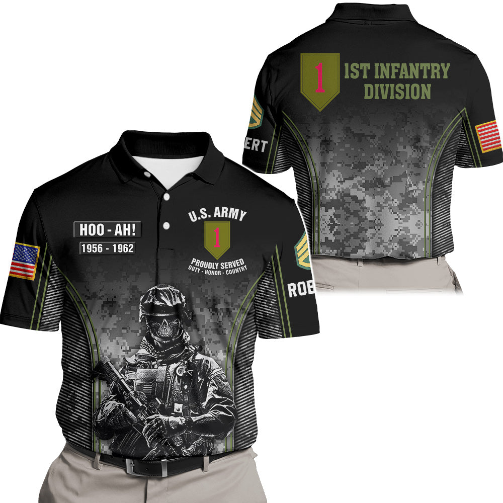 Personalized All Over Print Shirt Camouflage Military Gift For Veteran Custom Military Patches K1702 Trhn