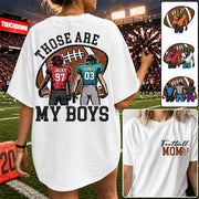 Personalized Football Mom Football Grandma Shirt Those Are My Kids Shirt Gift For Sport Family T1807 T24
