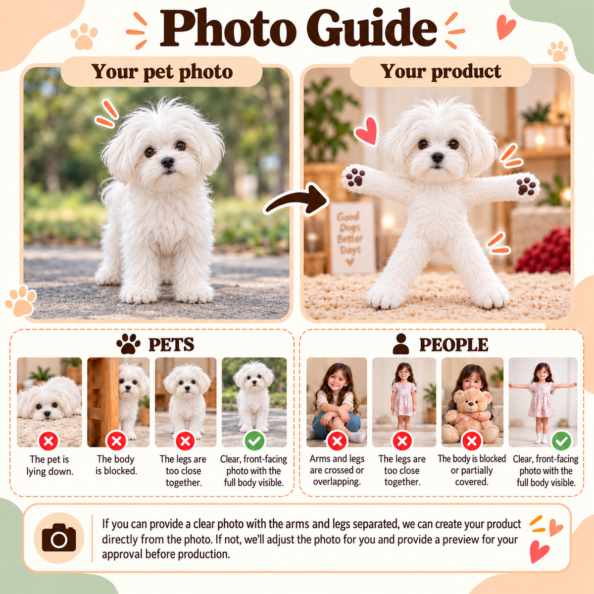 Personalized Maltese Photo Pet Squishy Toy Poseable Plush Doll, Funny Gift For Dog Mom, Dad, Pet Lover T1807 T24 TL06