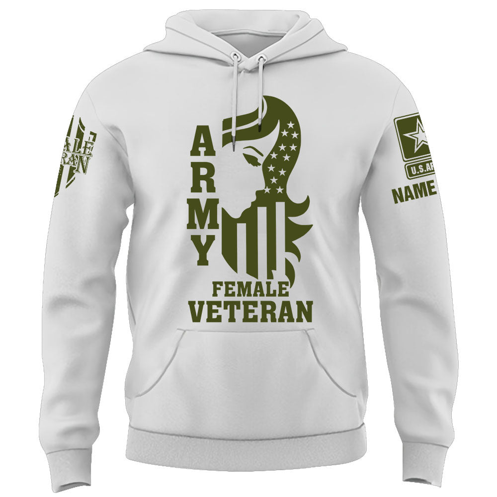 Personalized Shirt Female Veteran Custom All Branch Female Veteran Grandma Mom Veteran K1702