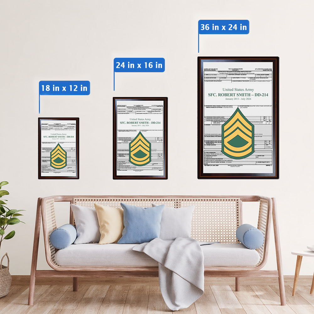  Personalized DD-214 Military Poster Canvas, Veteran Gift Custom Rank, Name K1702 MT2  Personalized DD-214 Military Poster Canvas, Veteran Gift Custom Rank, Name K1702 MT2