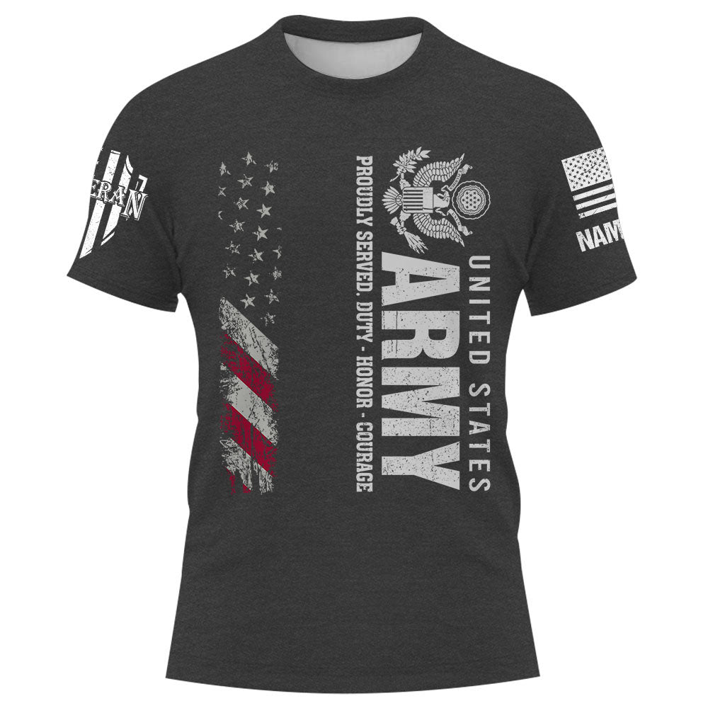 Personalized Shirt Custom Military Units All Branch Military Gift For Veteran K1702