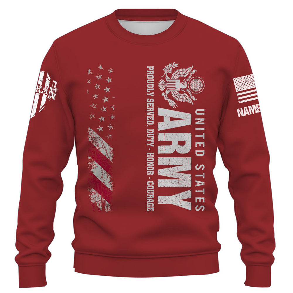 Personalized Shirt Custom Military Units All Branch Military Gift For Veteran K1702