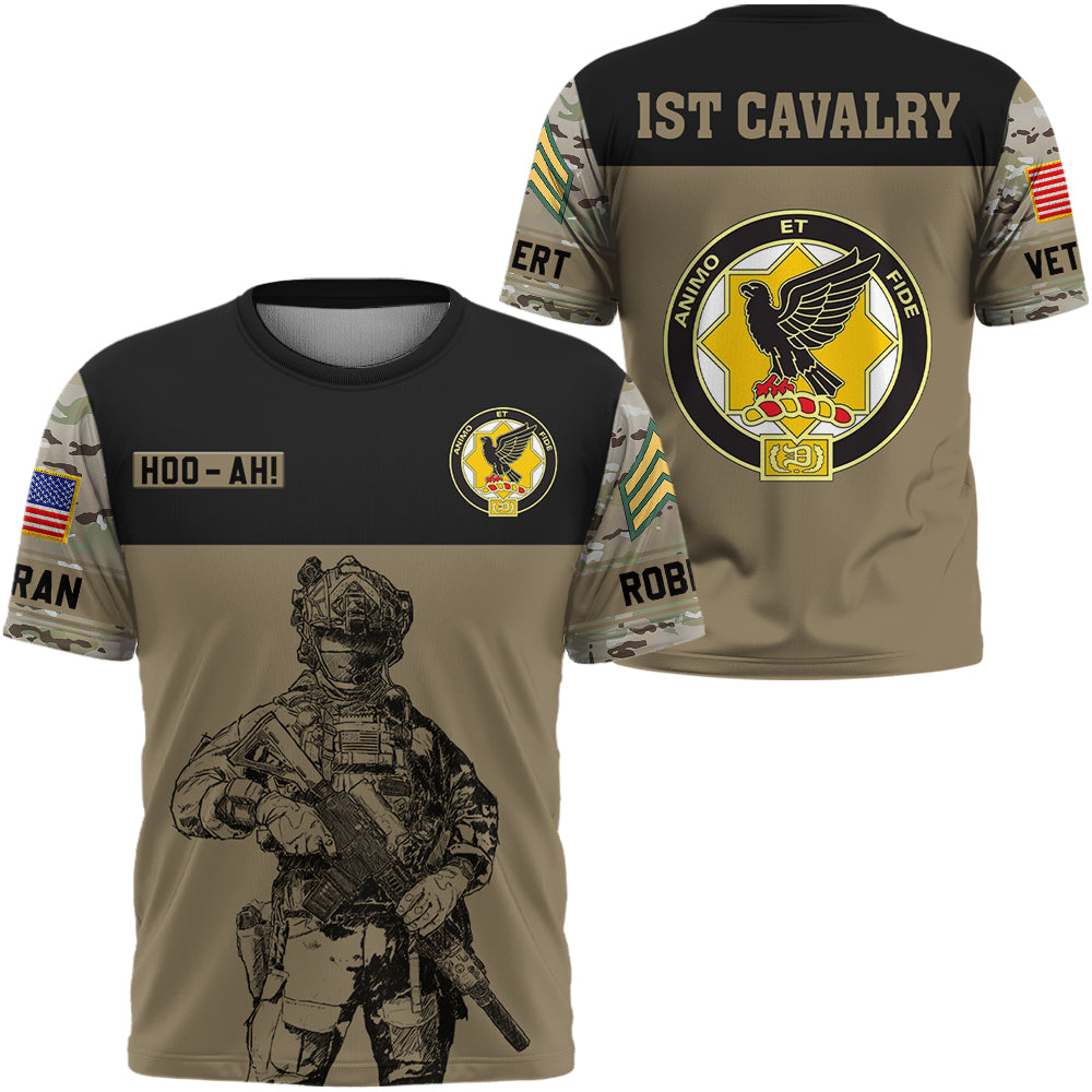 Personalized All Over Print Camouflage 3D Hoodie Military Shirt Available All Military Branch Gift For Veterans K1702 Trhn