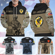 Personalized All Over Print Camouflage 3D Hoodie Military Shirt Available All Military Branch Gift For Veterans K1702 Trhn