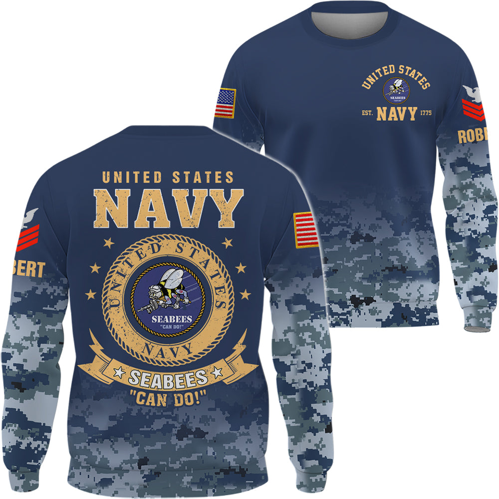 Honor Your Service Custom Shirt Pattern Camouflage Military Division Badge Gift For Veteran K1702 Trhn