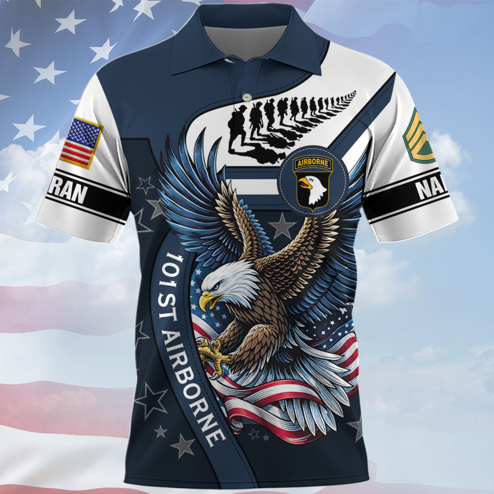 Personalized All Over Print Shirt Veterans Military American Eagle Hoodie, Veteran Gifts K1702 Trhn