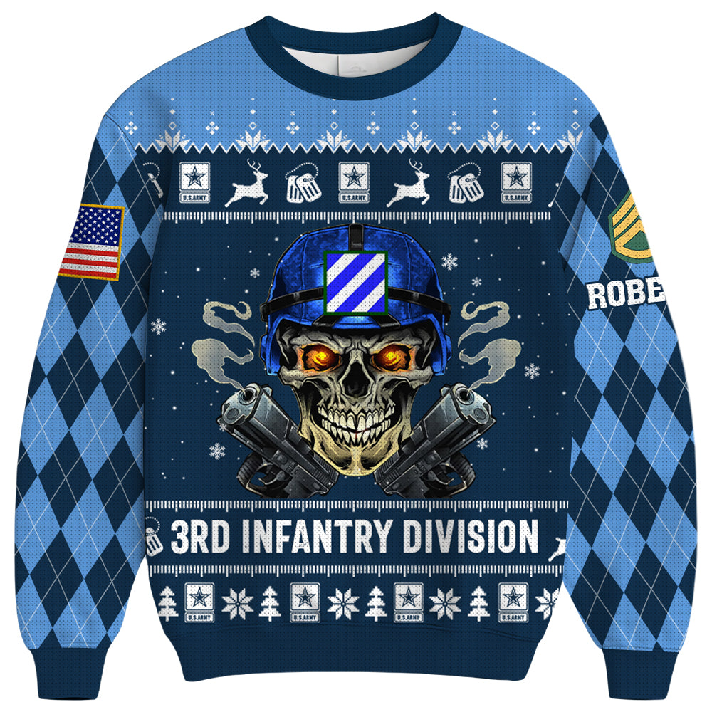 Custom Ugly Sweater For Veteran Available All Military Branches Gift For Dad Grandpa K1702 Trhn