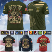 Custom Veteran Shirt  It Was Once My Life US Veteran I Will Always Be Proud Of It Veterans Gift All Over Print K1702 MT2