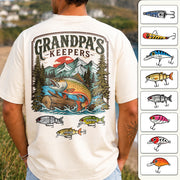 Grandpa’s Keepers T-Shirt – Personalized Fishing Grandpa Shirt T24