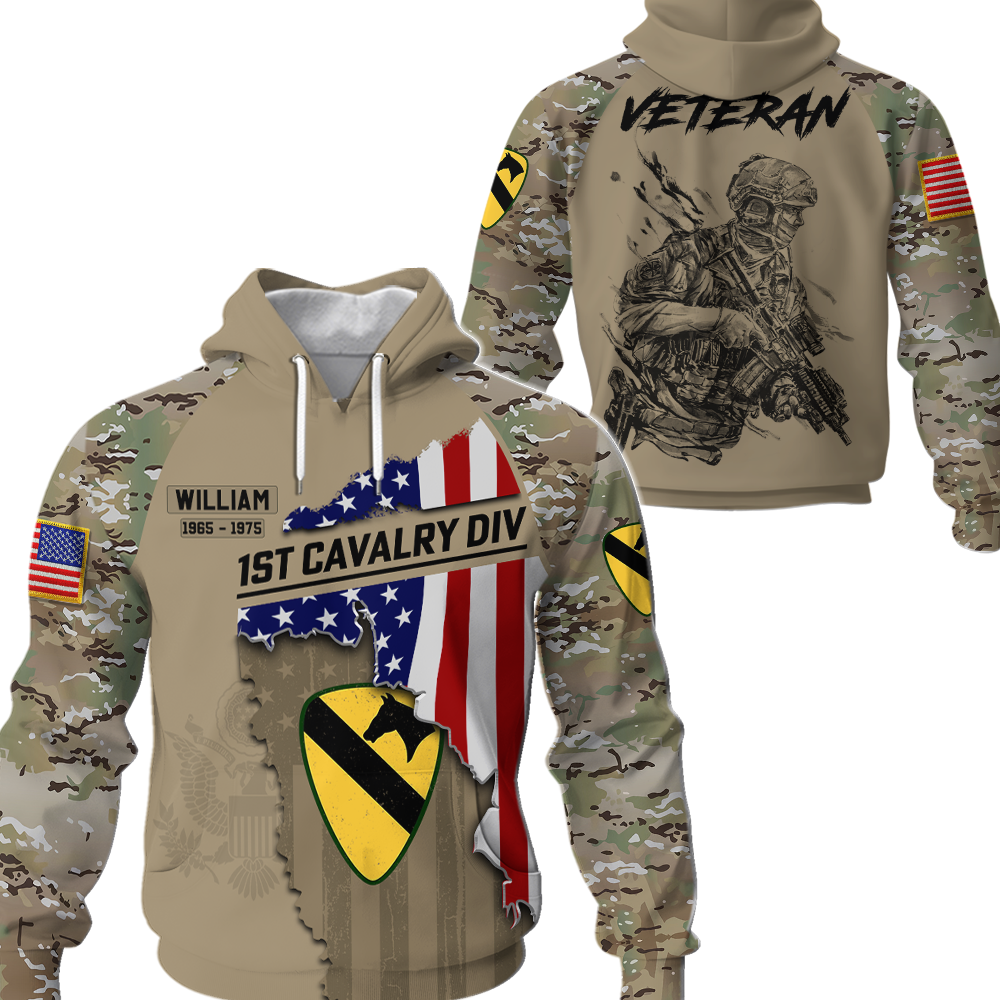 Personalized All Over Print Shirt Veteran Custom All Branch Military Soldier Custom Gift K1702