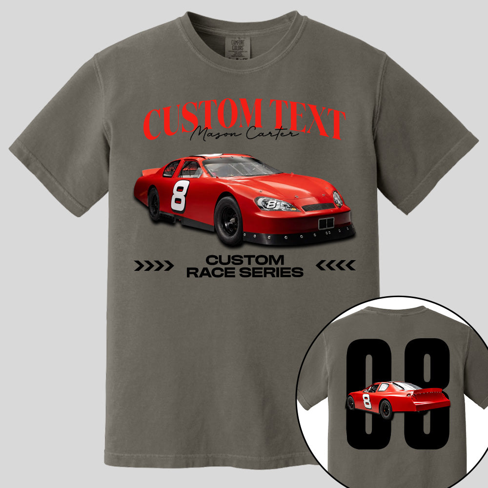 Custom Photo Race Car Shirt - Personalized Shirt For Racing Fan A2110 Pt99