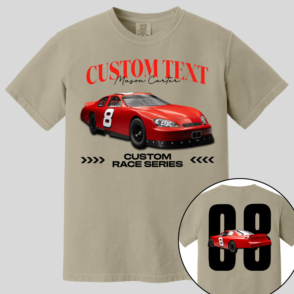 Custom Photo Race Car Shirt - Personalized Shirt For Racing Fan A2110 Pt99