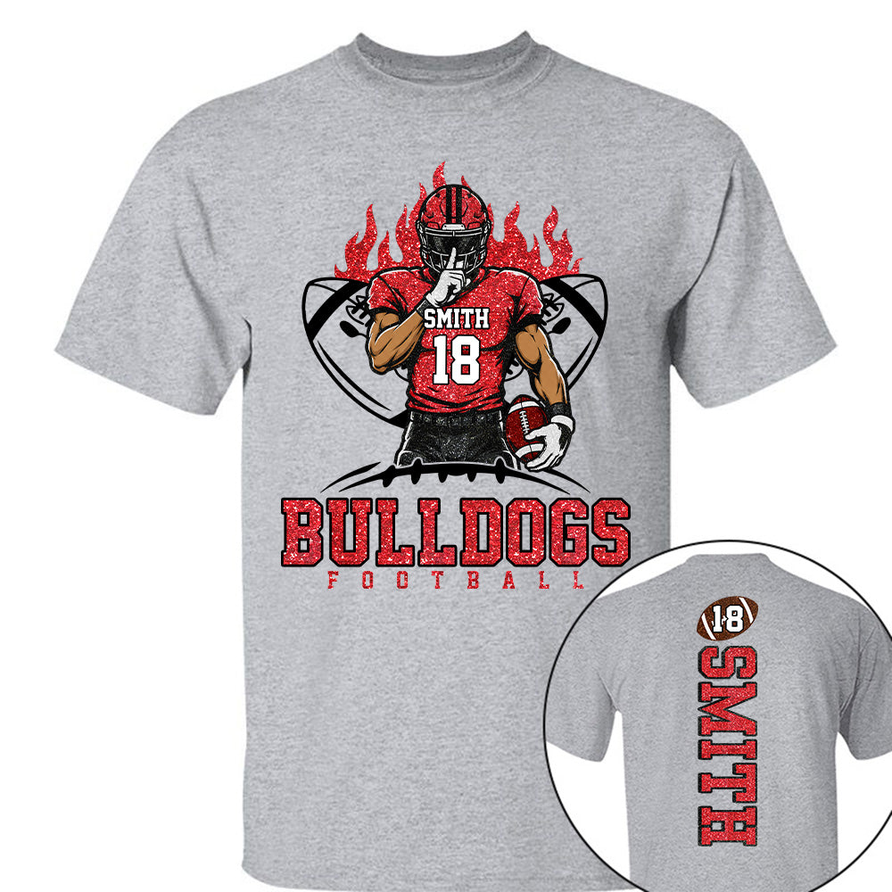 That's My Boy Personalized Football Mom Shirt Custom Team Name & Player Number Shirt Na02 T24