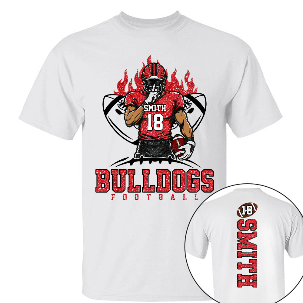 That's My Boy Personalized Football Mom Shirt Custom Team Name & Player Number Shirt Na02 T24