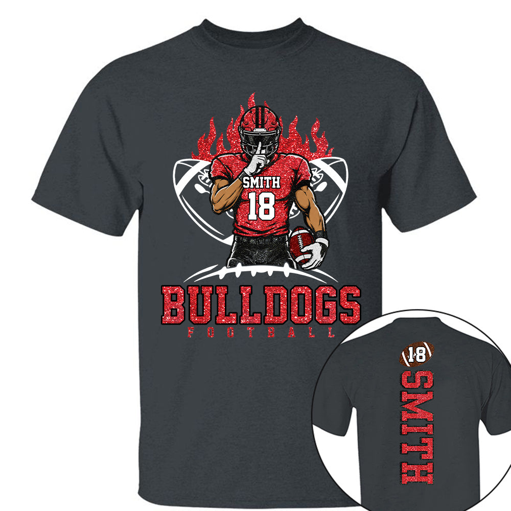 That's My Boy Personalized Football Mom Shirt Custom Team Name & Player Number Shirt Na02 T24