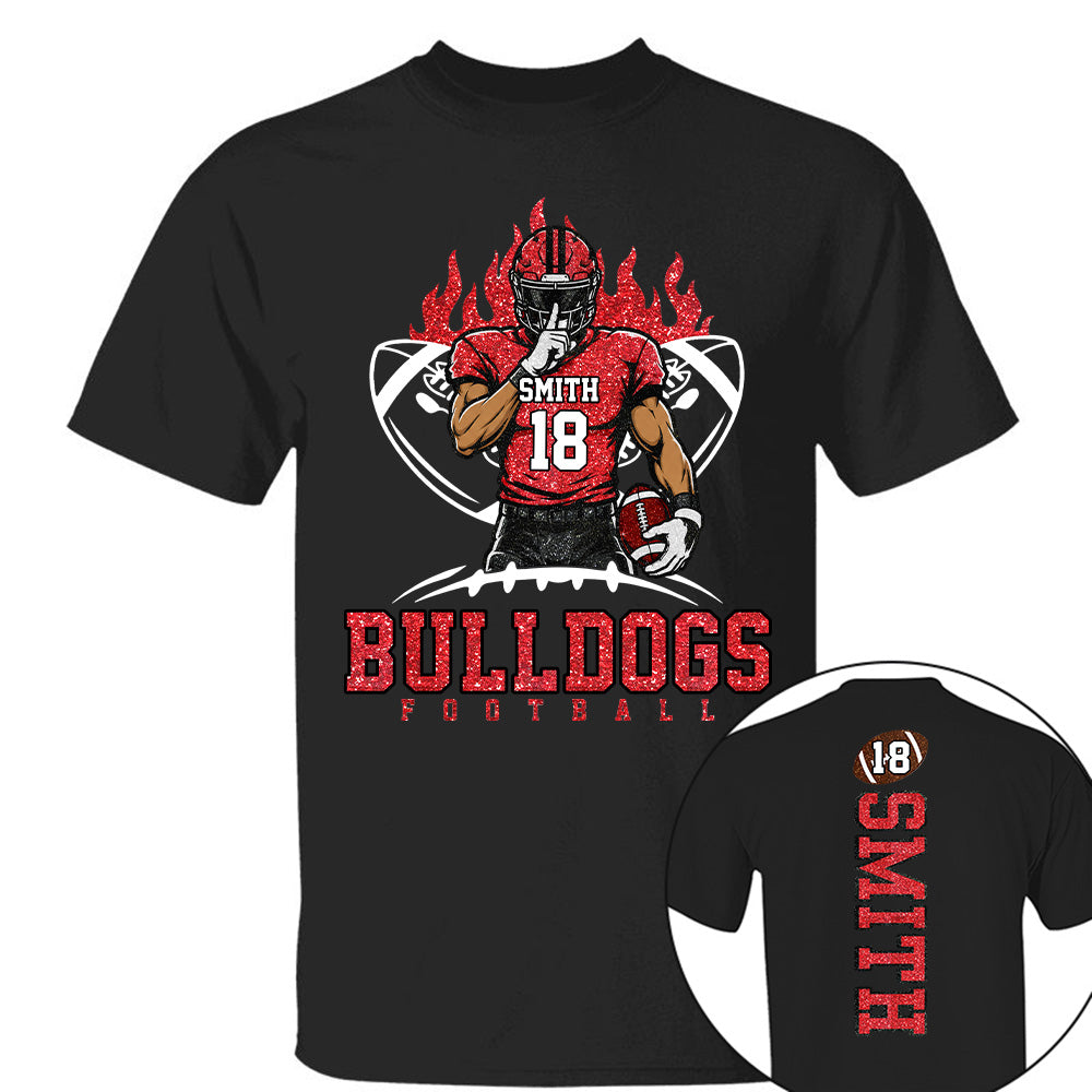 That's My Boy Personalized Football Mom Shirt Custom Team Name & Player Number Shirt Na02 T24