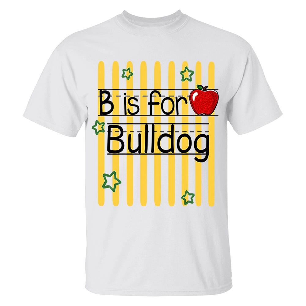 Personalized Retro Stripe School Mascot Custom Apple Name Teacher T-Shirt, Custom Gifts For Teacher Nh00