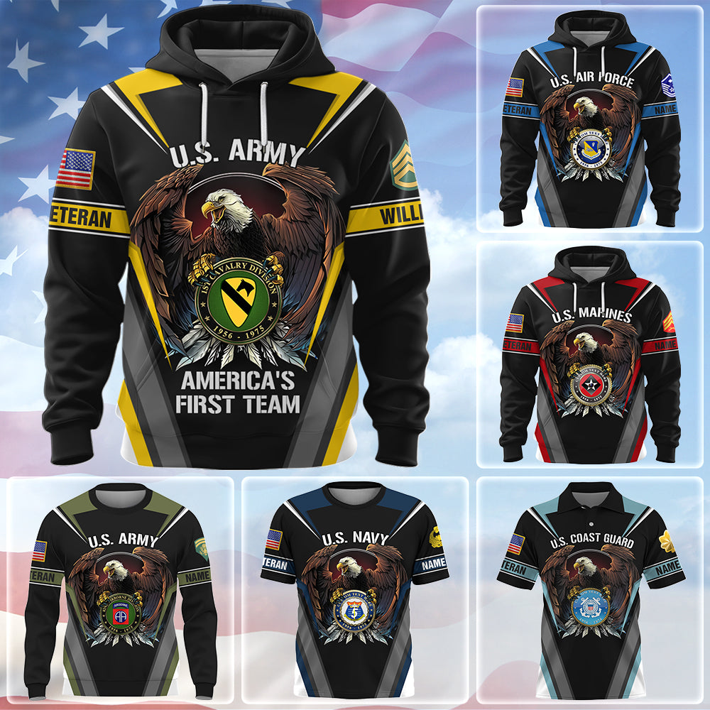 Premium Honoring All Who Served US Veteran Hoodie Available All Military Branches Custom All Over Print Shirt For Veterans K1702 Trhn
