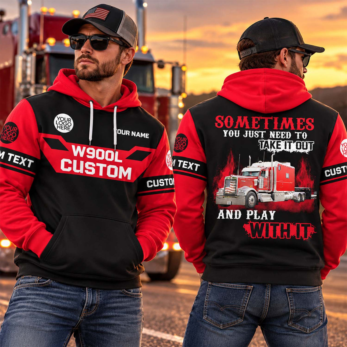 Take It Out & Play - Personalized Truck Photo All Over Print Shirts - Gift For Truckers A2110 Pt99 KL07
