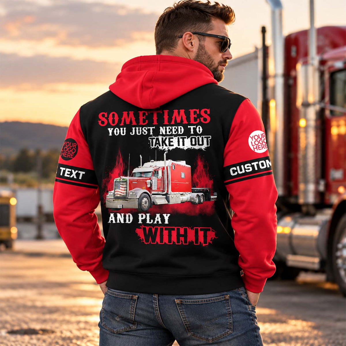 Take It Out & Play - Personalized Truck Photo All Over Print Shirts - Gift For Truckers A2110 Pt99 KL07