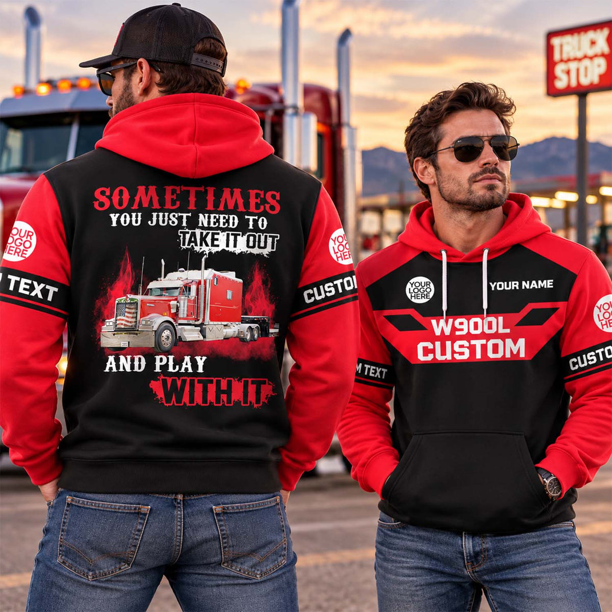Take It Out & Play - Personalized Truck Photo All Over Print Shirts - Gift For Truckers A2110 Pt99 KL07