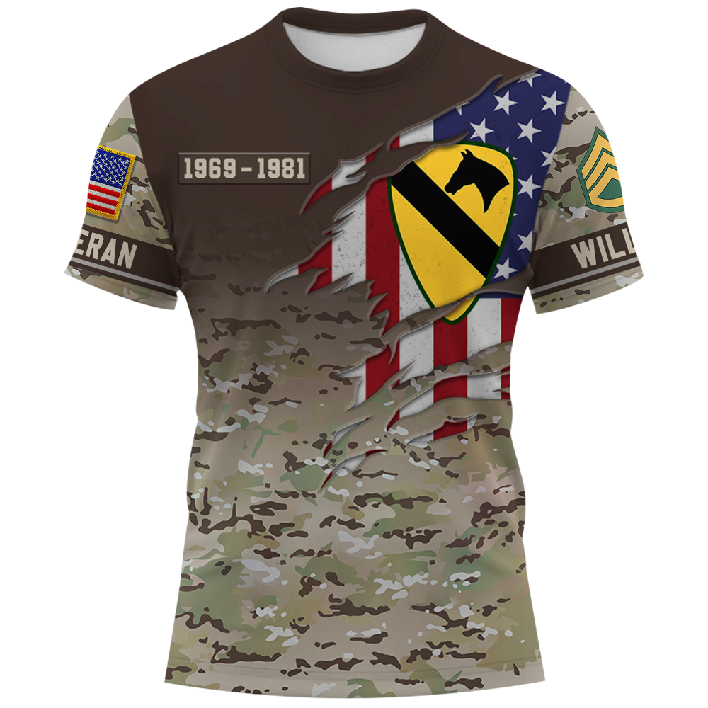It Was Once My Life US Veteran I Will Always Be Proud Of It Custom All Over Print Shirt Camouflage Military K1702