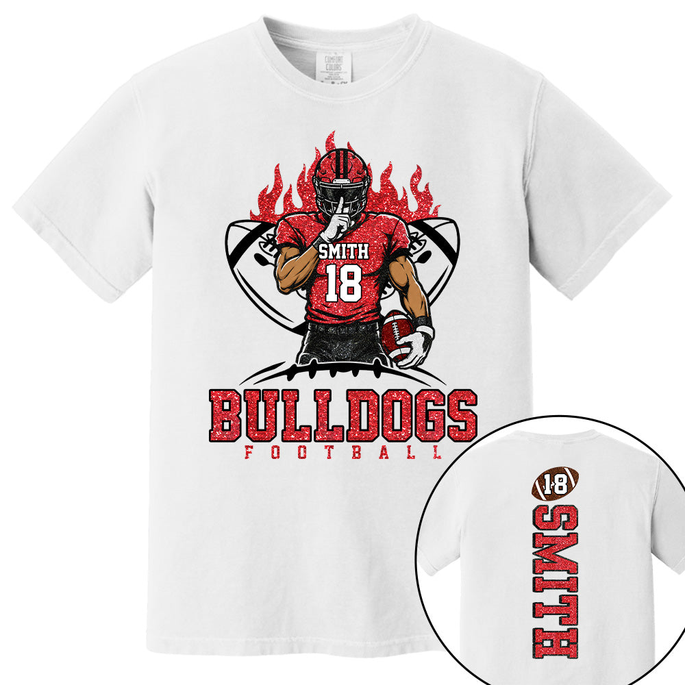 That's My Boy Personalized Football Mom Shirt Custom Team Name & Player Number Shirt Na02 T24