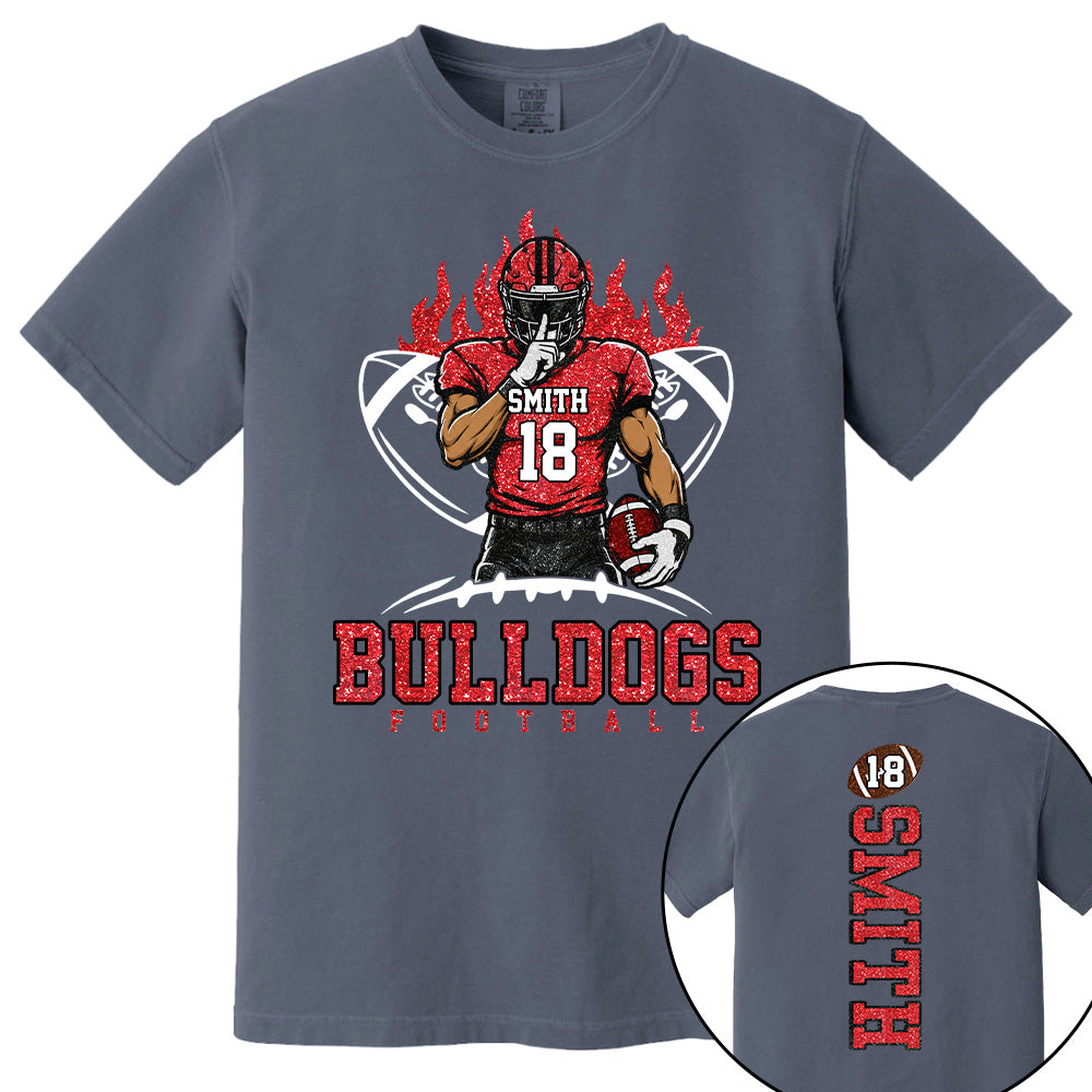 That's My Boy Personalized Football Mom Shirt Custom Team Name & Player Number Shirt Na02 T24