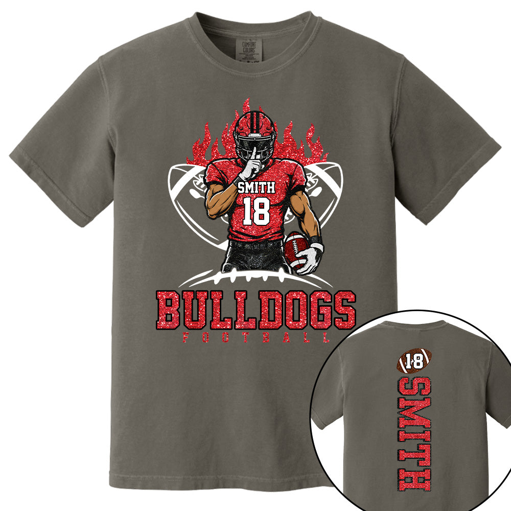 That's My Boy Personalized Football Mom Shirt Custom Team Name & Player Number Shirt Na02 T24