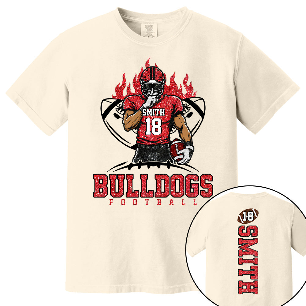 That's My Boy Personalized Football Mom Shirt Custom Team Name & Player Number Shirt Na02 T24