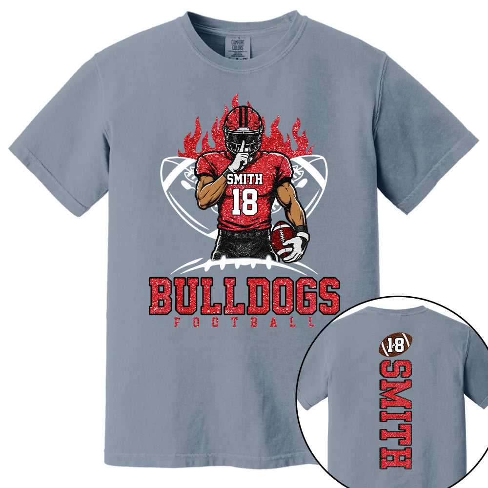 That's My Boy Personalized Football Mom Shirt Custom Team Name & Player Number Shirt Na02 T24