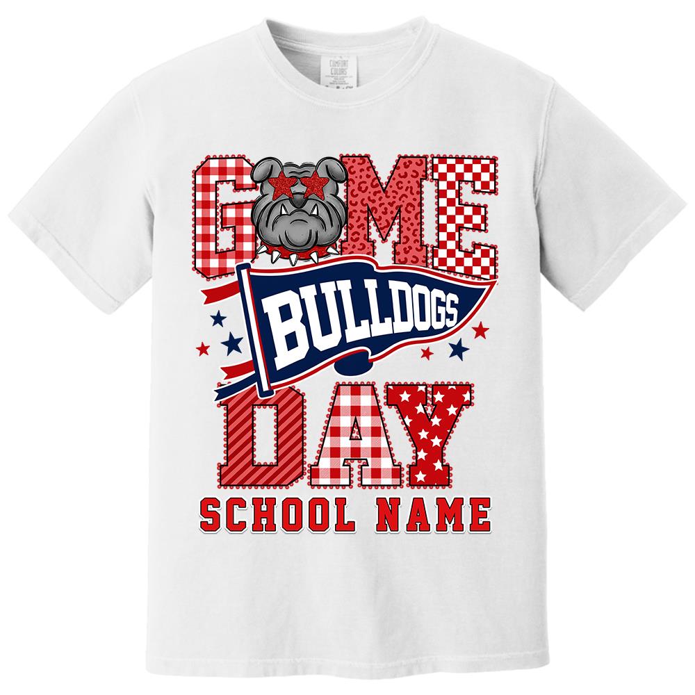 Custom School Mascot Game Day Shirt , School Spirit L0411 Hv01