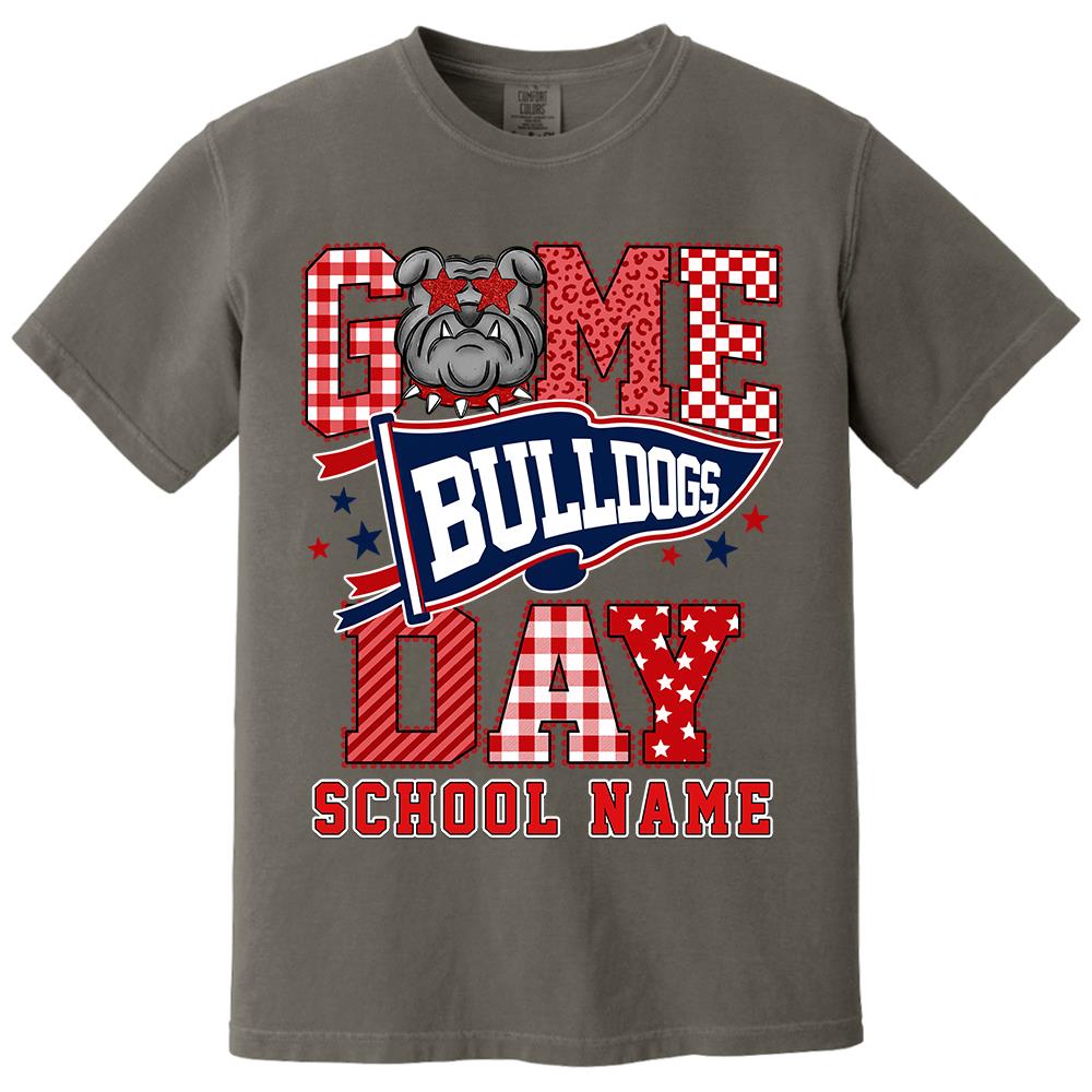 Custom School Mascot Game Day Shirt , School Spirit L0411 Hv01