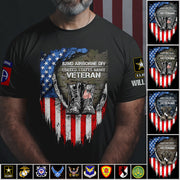 Custom Veteran Shirt Military Unit Patch Shirts Division Veteran Gift K1702 Trhn