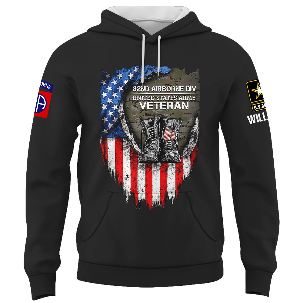 Custom Veteran Shirt Military Unit Patch Shirts Division Veteran Gift K1702 Trhn