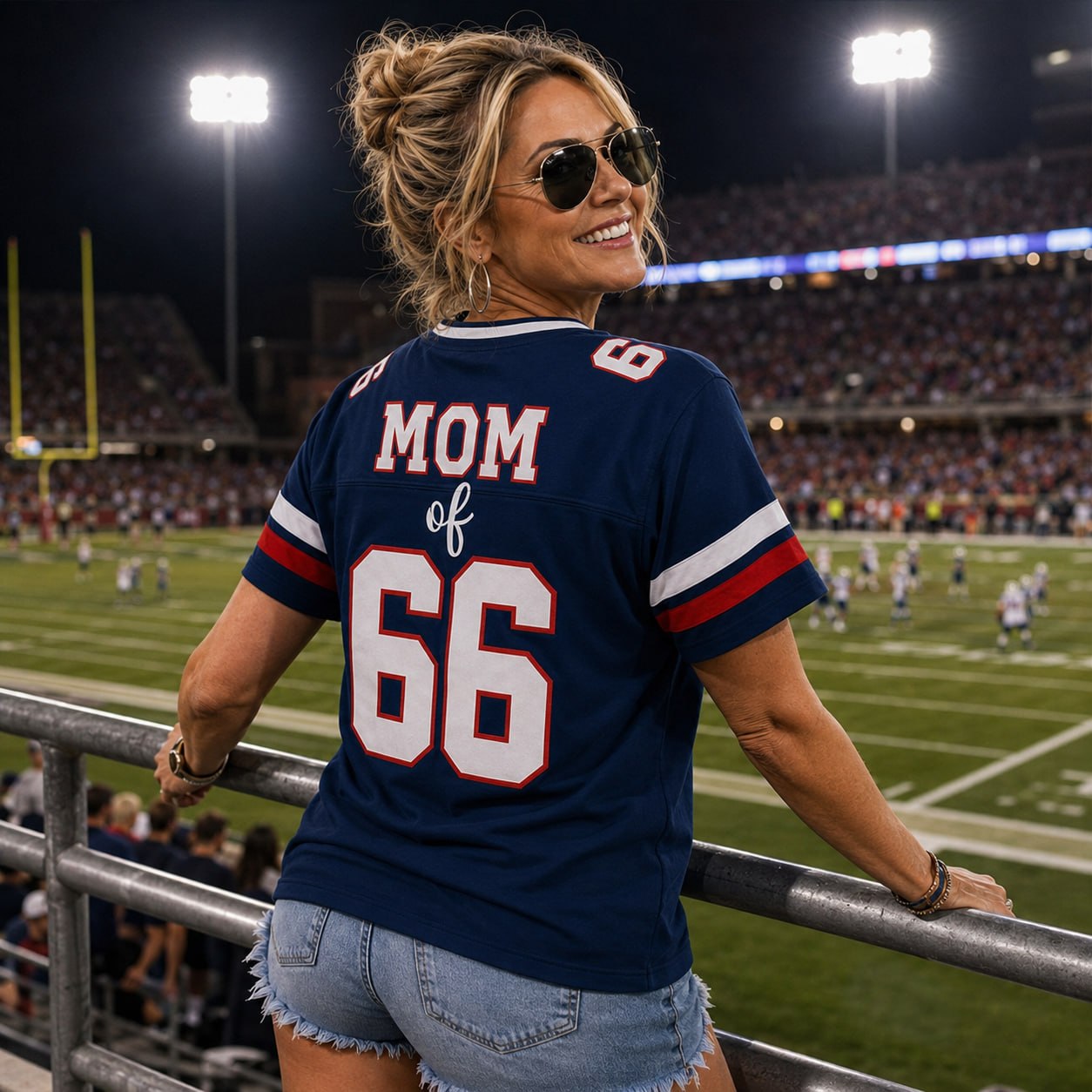 I'll Always Be Your Biggest Fan -  Personalized All Over Print Football Jersey For Football Mom Grandma Sport Family T1807 T24
