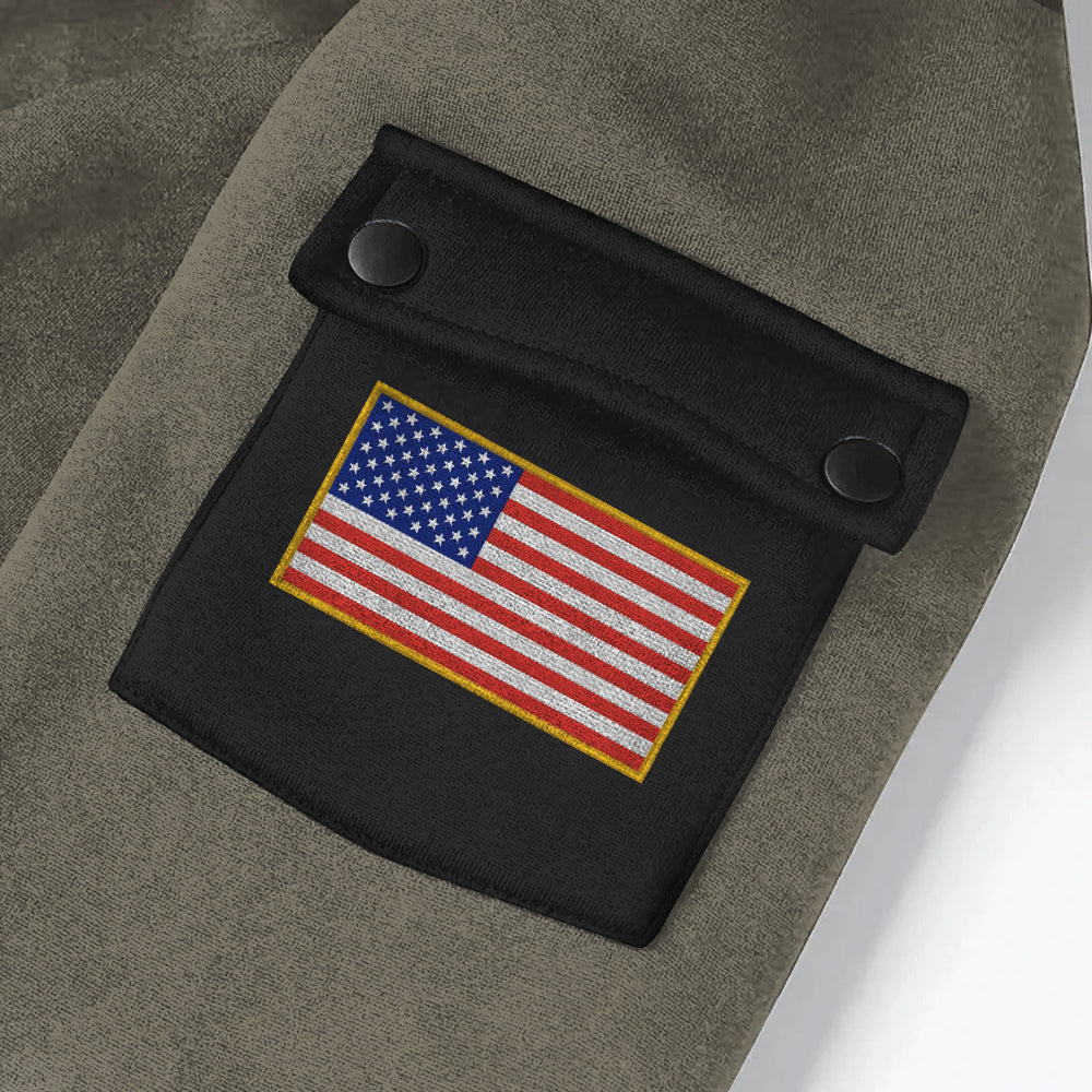 Personalized All Over Print Hoodie Half Zipper Veteran's Creed Custom All Military Branches Gift For Veteran K1702 Trhn