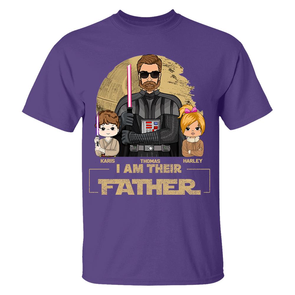 I Am Their Father Custom Shirt For Dad, Father Day Gifts for Dad Funny Dad Tshirt Cool Daddy Nh00