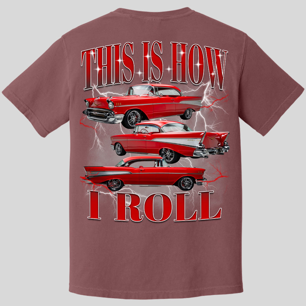 This Is How I Roll - Custom Car Photo Vintage T-Shirts - Gift For Car Lovers A2110 Pt99