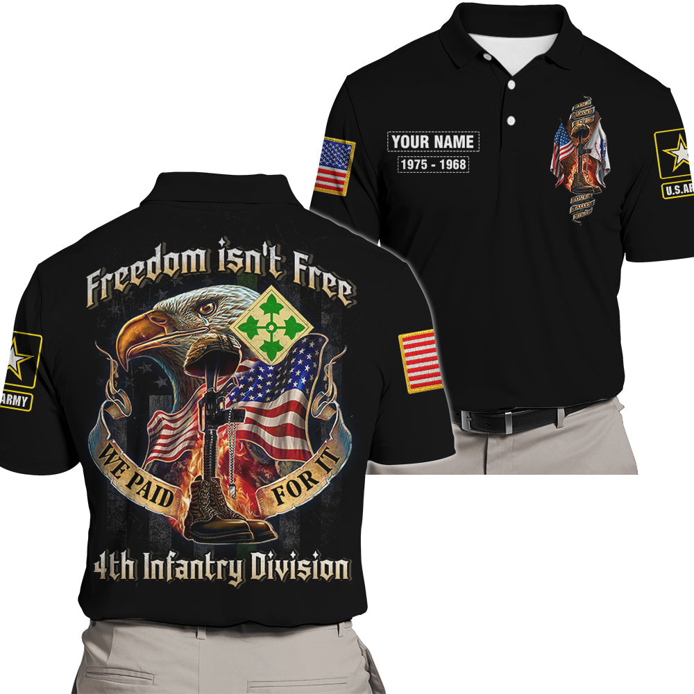 Personalized Shirt Freedom isn't Free We Paid For It U.S Veteran All Over Print Shirt For Veterans K1702