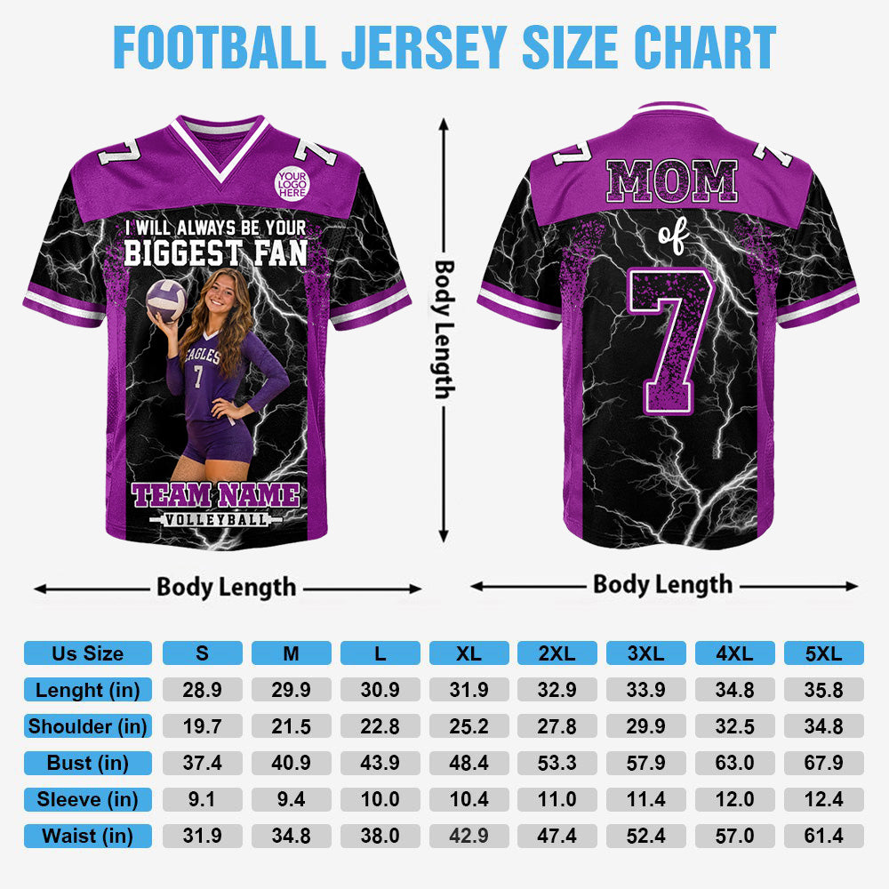 Custom I Will Always Be Your Biggest Fan Shirt, Photo Girls Team Spirit Shirt, Volleyball Lovers Gift L0411 Hv01