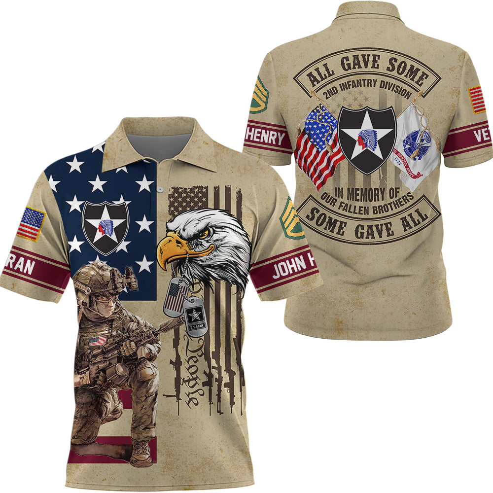 Personalized All Over Print Shirt All Gave Some Some Gave All In Memory Of Our Fallen Brothers Gift For Veteran K1702 Trhn
