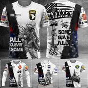 Personalized All Over Print Shirt All Gave Some Some Gave All Veteran Shirt Gift For Veterans K1702