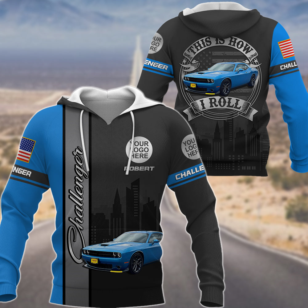 This Is How I Roll - Custom Photo Classic Car Shirt - Personalized Name Car Shirt K1702