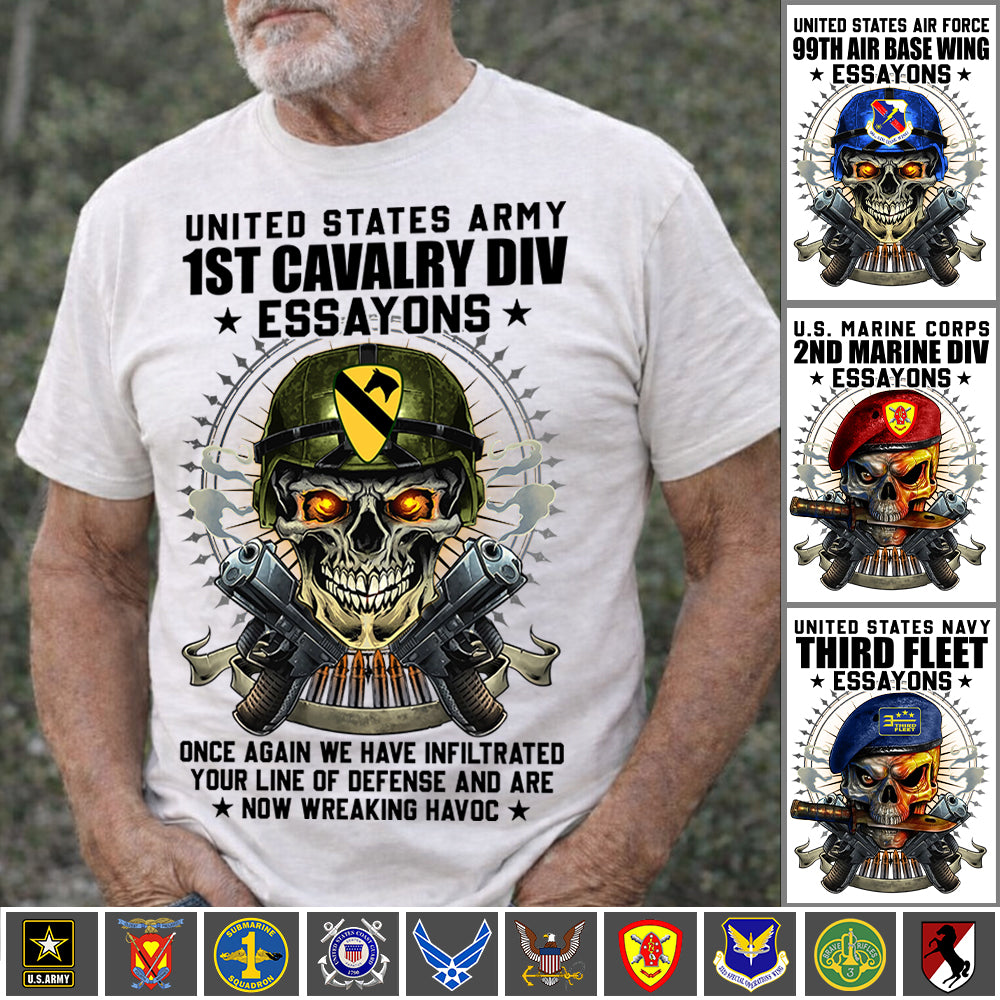 Custom Veteran Shirt Once Again We Have Infiltrated Your Line Of Defense And Are Now Wreaking Havoc K1702 Trhn