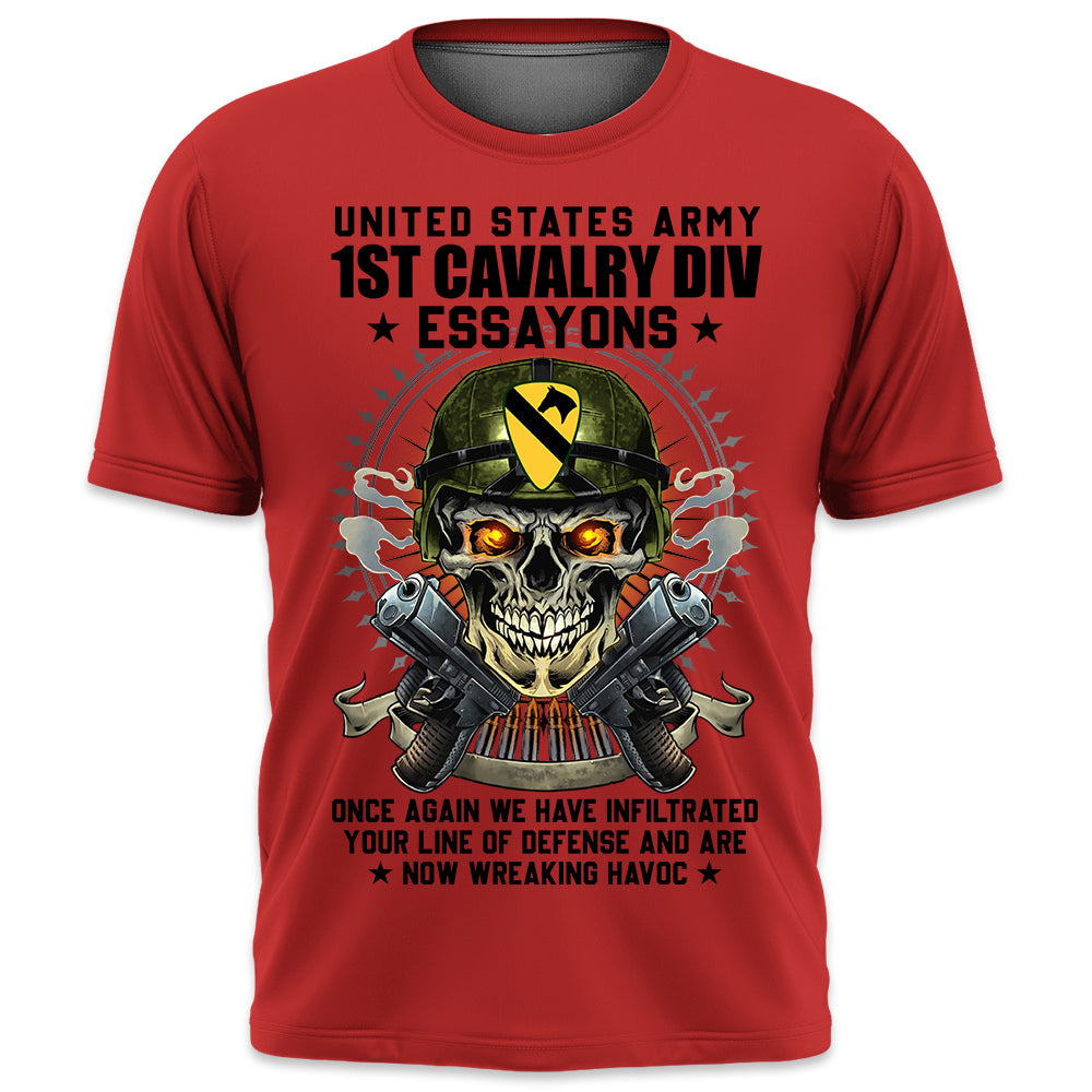 Custom Veteran Shirt Once Again We Have Infiltrated Your Line Of Defense And Are Now Wreaking Havoc K1702 Trhn